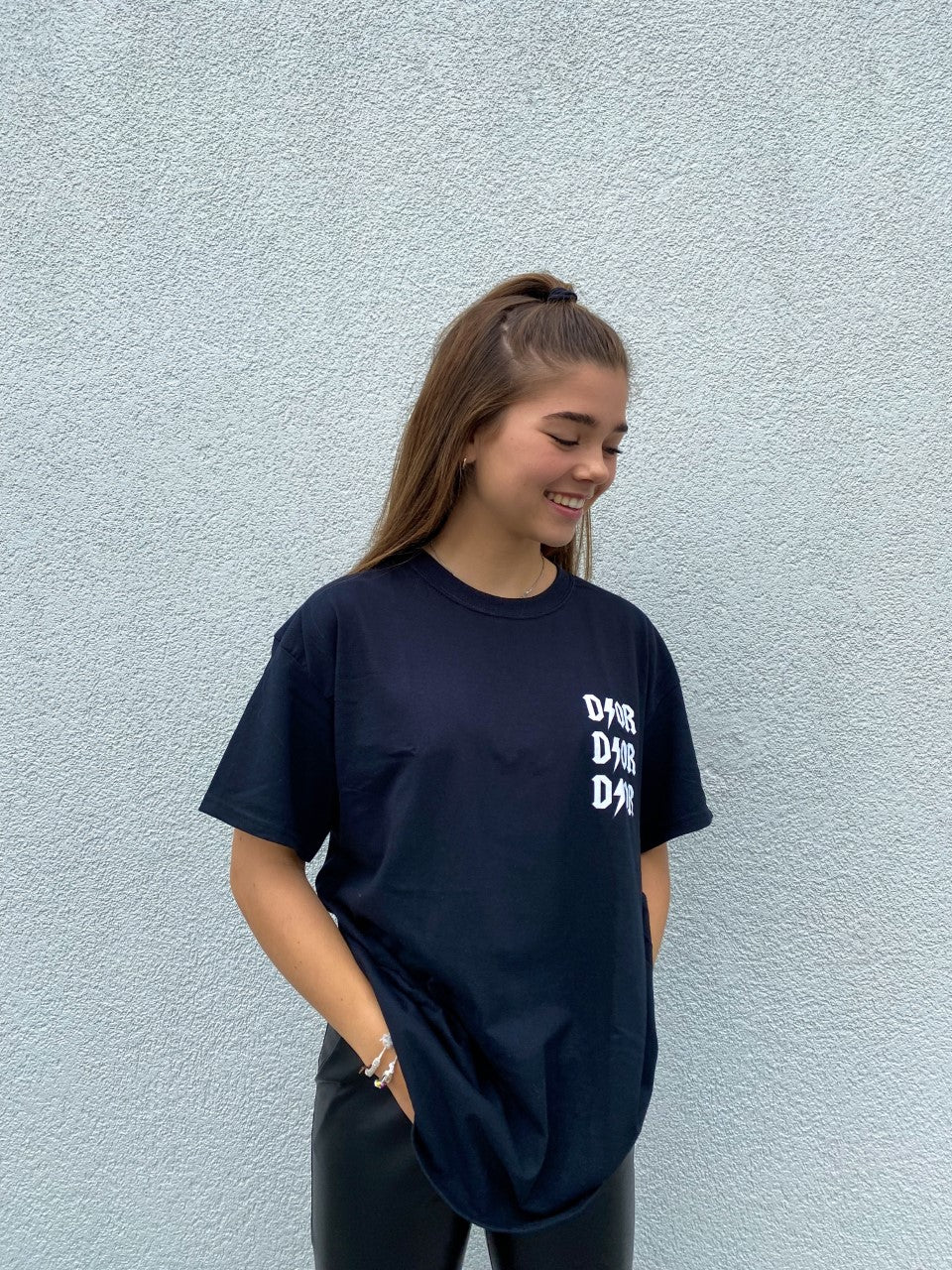 Black Dior tee